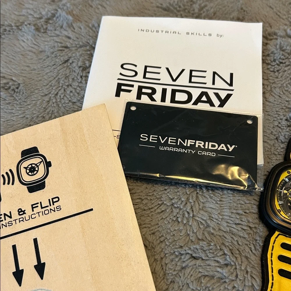 Sevenfriday Black and Yellow Watch